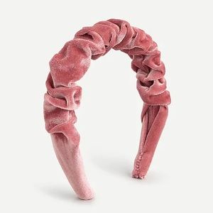 J. Crew Scrunchie headband in velvet